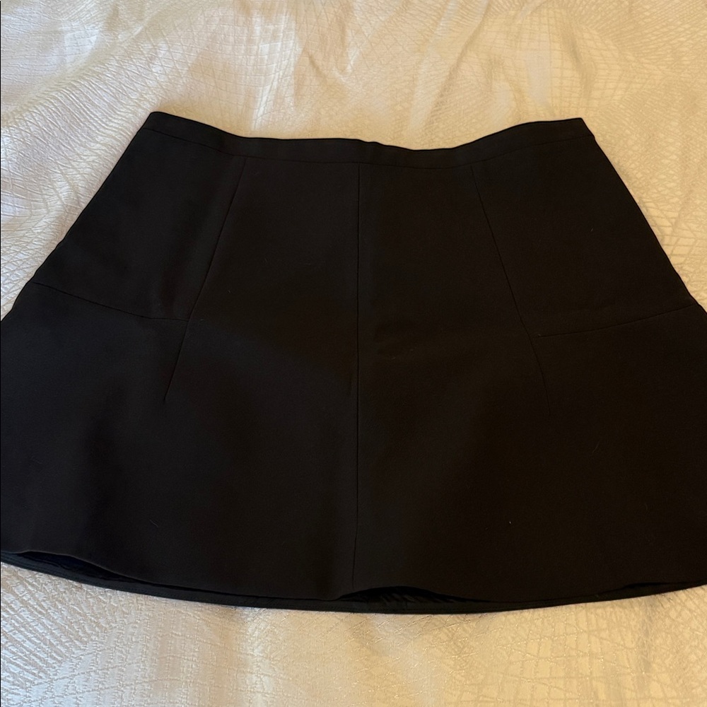 J. Crew Elegant Black Mini Skirt